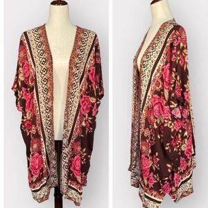 Nordstrom Open Boho Sleeveless Cardigan swim cover